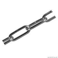 Цепь сварная длиннозвенная цинк 6, м