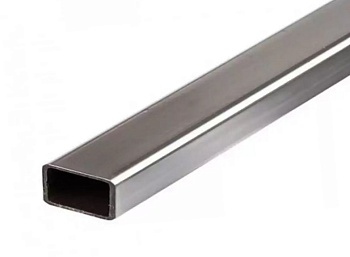 Трубы нержавеющие электросварные ЭСВ прямоугольные 30х10х1.5 зерк имп ASTM A554, длина 6 м, марка AISI 304 (08Х18Н10)