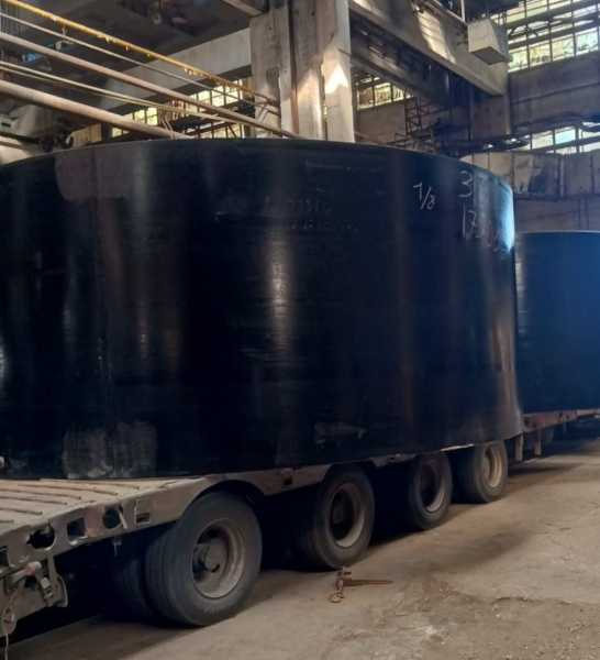 Обечайка 1420-2500мм толщина (40-60мм) 09Г2С с разделкой газом (Rz500)