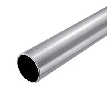 Трубы нержавеющие электросварные ЭСВ 8х1 шлиф имп ASTM A554, длина 6 м, марка AISI 304 (08Х18Н10)